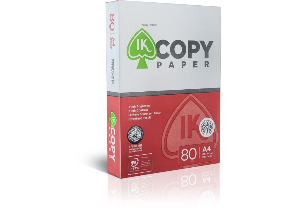 Папір офісний IK COPY PAPER А4, 80 г/м2 , 500 арк, клас В
